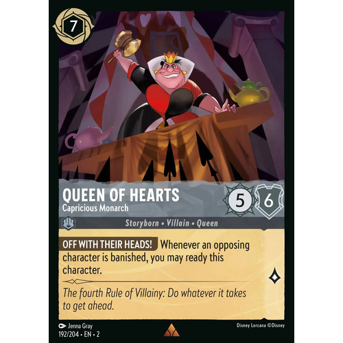 Queen of Hearts - Capricious Monarch (192)  - RFB