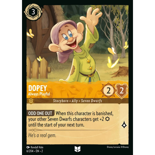 Dopey - Always Playful (6)  FOIL - RFB