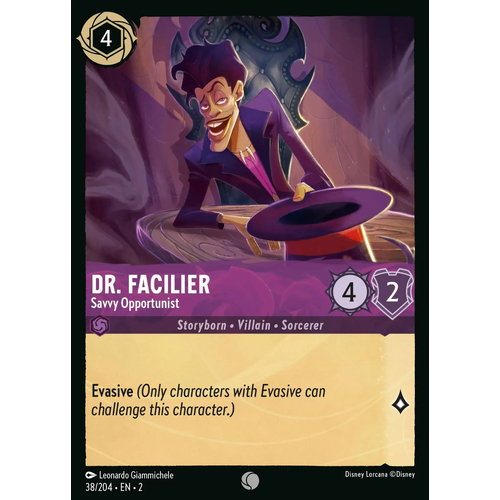 Dr. Facilier - Savvy Opportunist (38)  FOIL - RFB