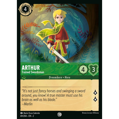 Arthur - Trained Swordsman (69)  FOIL - RFB