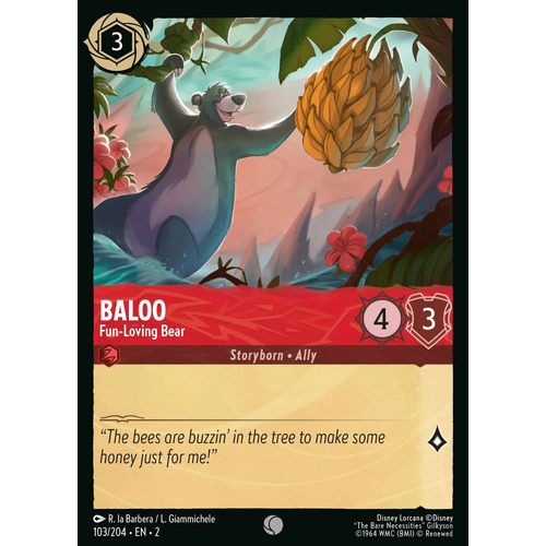 Baloo - Fun-Loving Bear (103)  FOIL - RFB