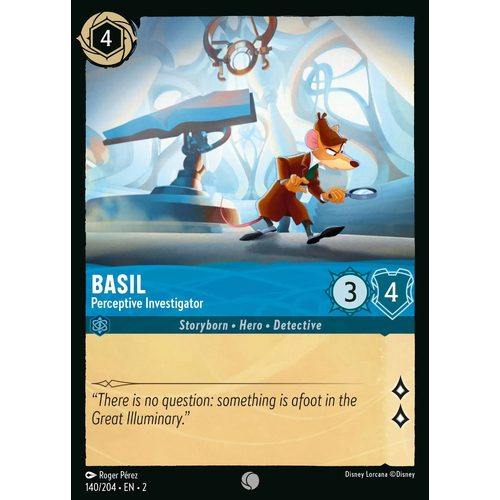 Basil - Perceptive Investigator (140)  FOIL - RFB