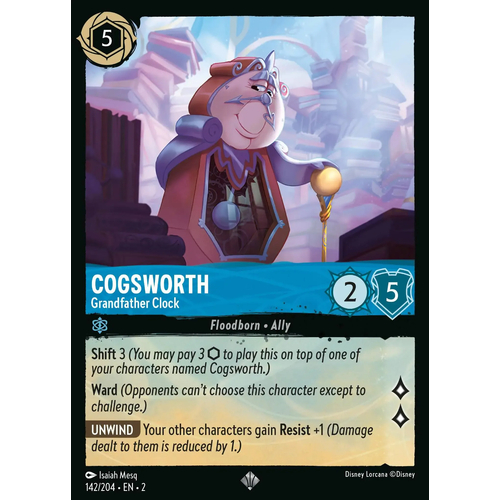 Cogsworth - Grandfather Clock (142)  FOIL - RFB