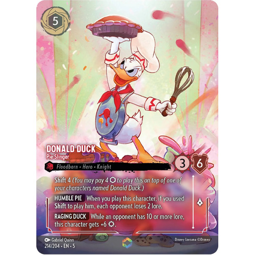 Donald Duck - Pie Slinger  (Enchanted) (214) FOIL - SHS