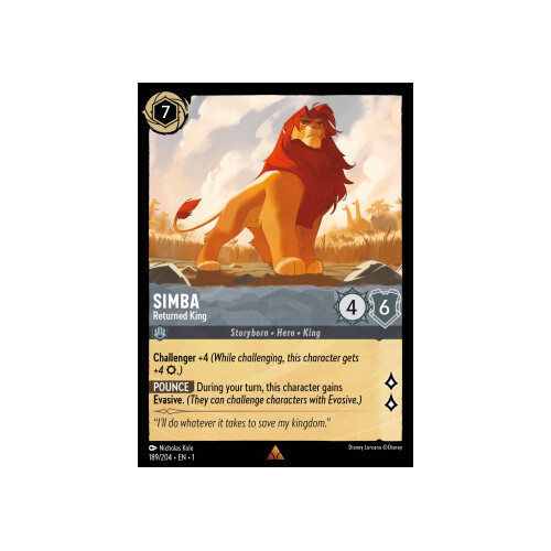 Simba - Returned King (189) FOIL - TFC