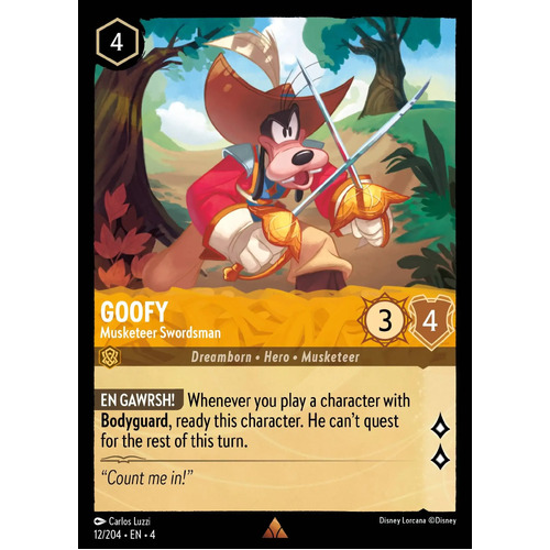 Goofy - Musketeer Swordsman (12) - URR