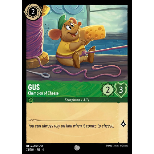 Gus - Champion of Cheese (73) - URR