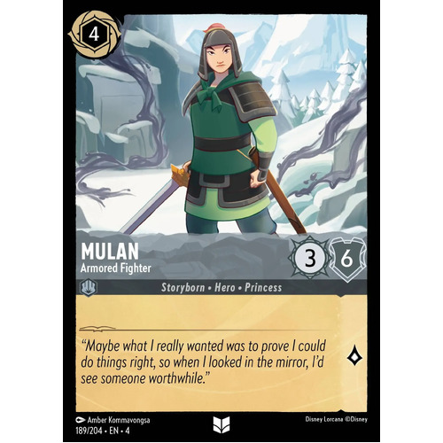 Mulan - Armored Fighter (189) - URR