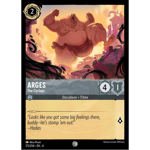 Arges - The Cyclops  (173) FOIL - URR