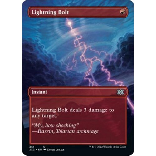 Lightning Bolt (Borderless) - 2X2