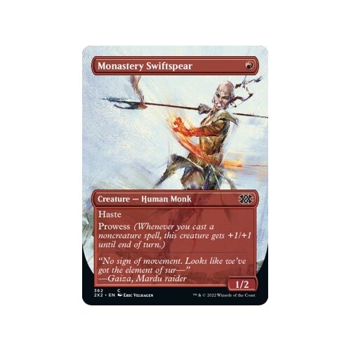 Monastery Swiftspear (Borderless) - 2X2