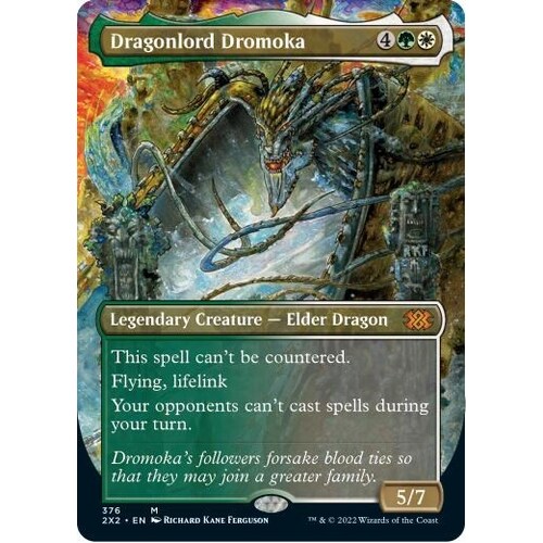 Dragonlord Dromoka (Borderless) - 2X2 | Decked Out Gaming