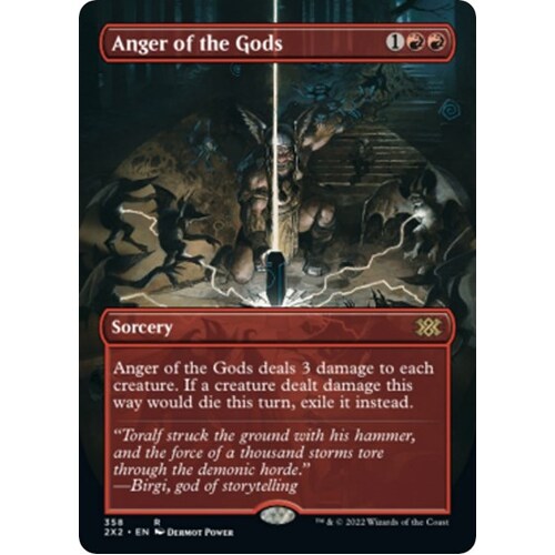 Anger of the Gods (Borderless) FOIL - 2X2