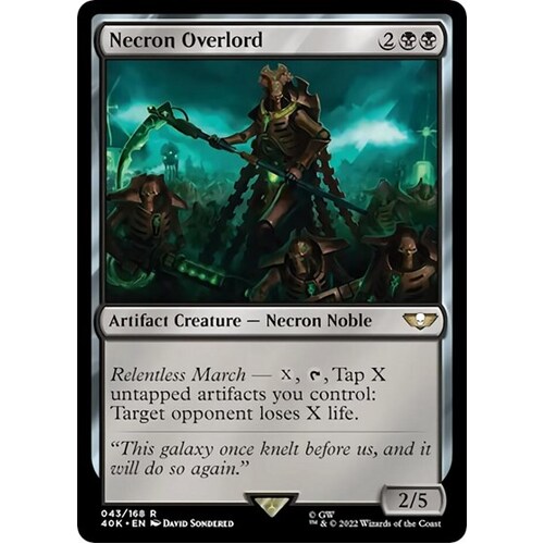 Necron Overlord - 40K