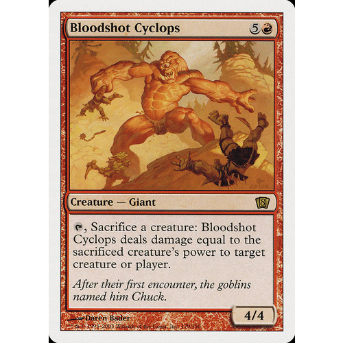 Bloodshot Cyclops FOIL - 8ED