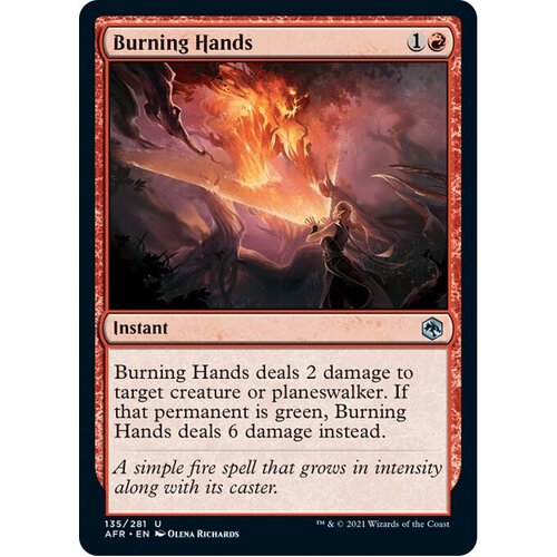 Burning Hands FOIL - AFR