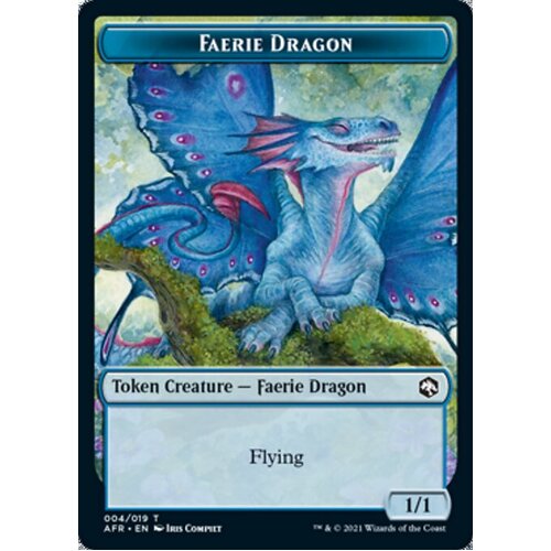 4 x Faerie Dragon Token - AFR