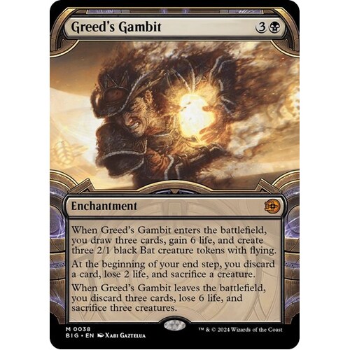 Greed's Gambit (Showcase) FOIL - BIG