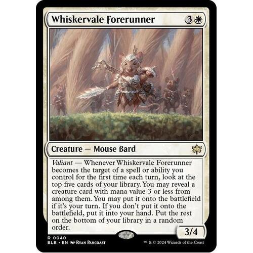 Whiskervale Forerunner - BLB