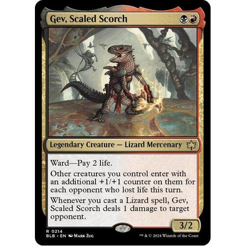 Gev, Scaled Scorch - BLB