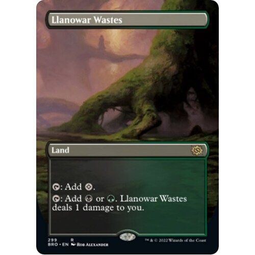 Llanowar Wastes (Borderless) - BRO