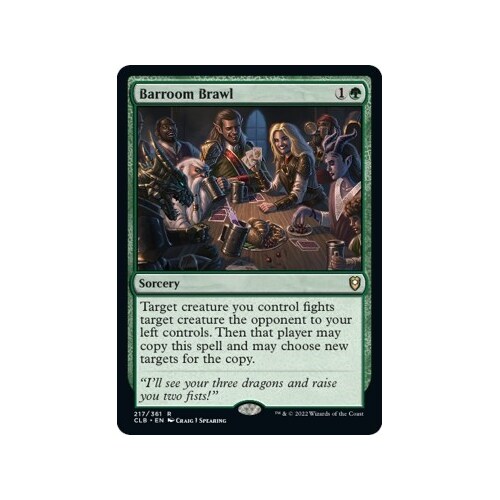 Barroom Brawl FOIL