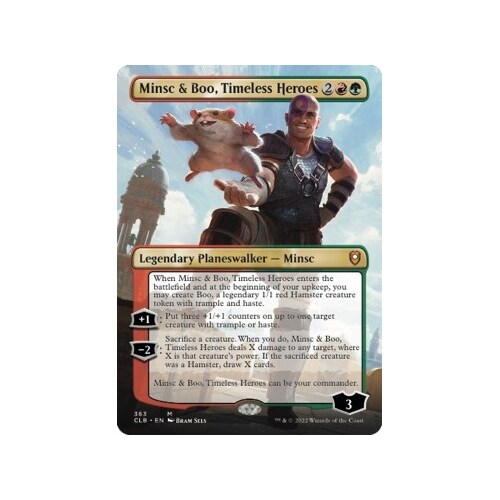 Minsc & Boo, Timeless Heroes (Borderless) FOIL