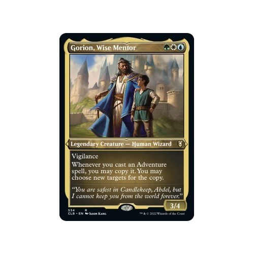 Gorion, Wise Mentor (Showcase)  Commander Legends: Battle for