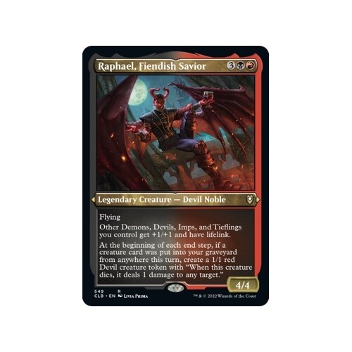 Raphael, Fiendish Savior (Etched Foil)