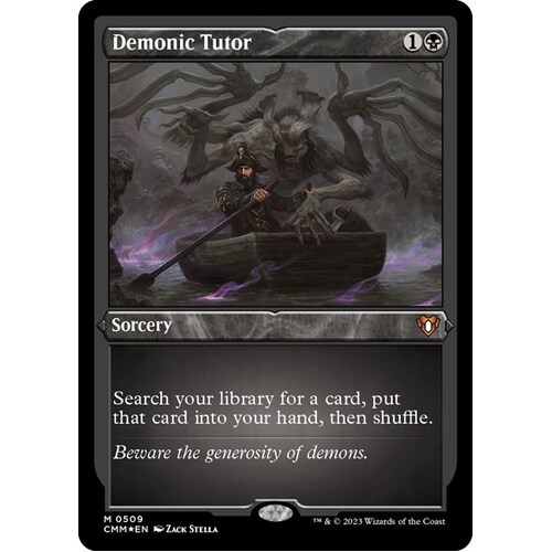 Demonic Tutor (Foil Etched) FOIL - CMM