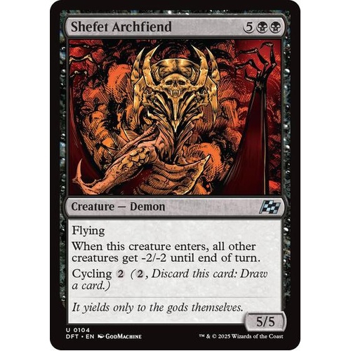 Shefet Archfiend - DFT