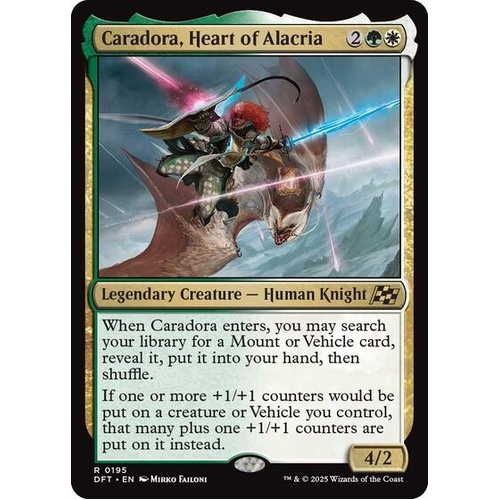 Caradora, Heart of Alacria - DFT