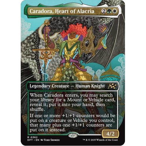 Caradora, Heart of Alacria (Borderless) - DFT