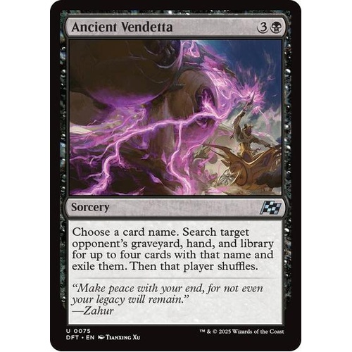 Ancient Vendetta FOIL - DFT