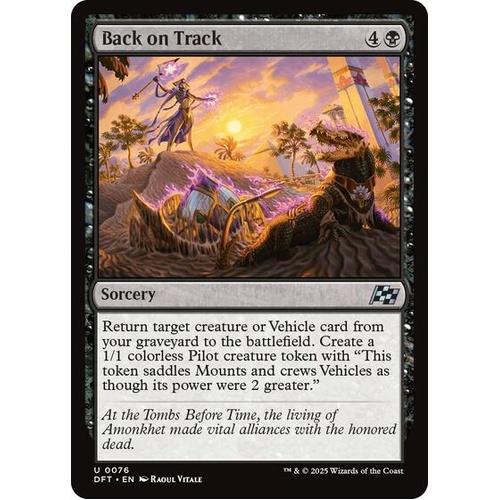 Back on Track FOIL - DFT