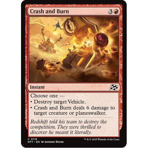 Crash and Burn FOIL - DFT