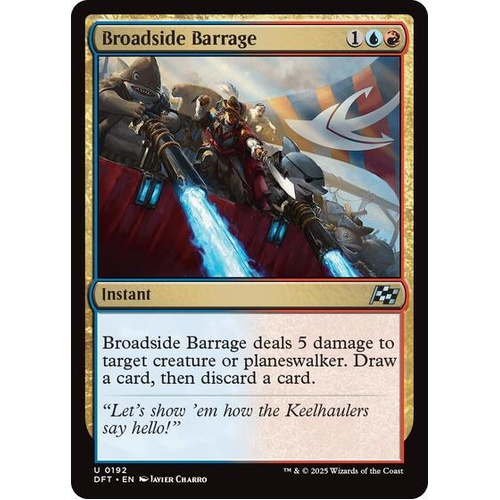 Broadside Barrage FOIL - DFT