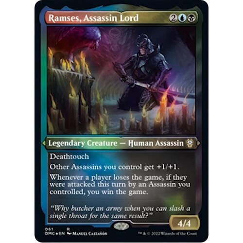 Ramses, Assassin Lord (Foil Etched) - DMC