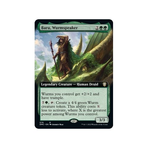 Baru, Wurmspeaker (Extended Art) FOIL - DMC