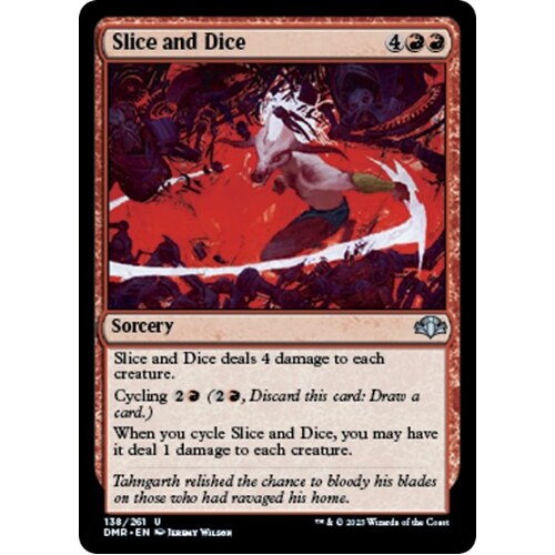 Slice and Dice - DMR