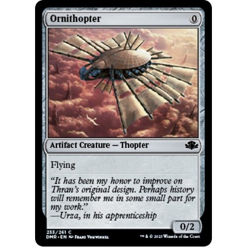 Ornithopter - DMR