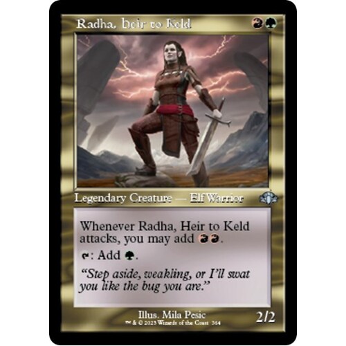 Radha, Heir to Keld (Retro Frame) - DMR