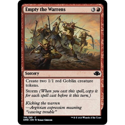 Empty the Warrens FOIL - DMR