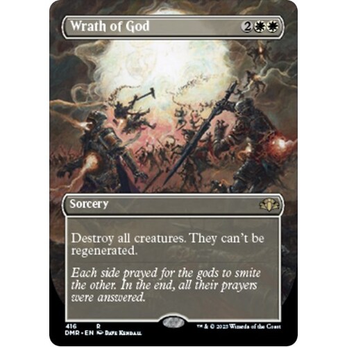 Wrath of God (Borderless) FOIL - DMR