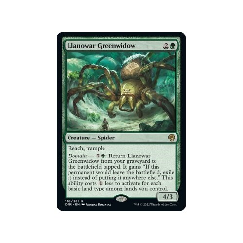 Llanowar Greenwidow - DMU