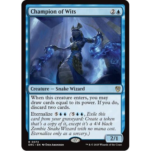 Champion of Wits- DRC