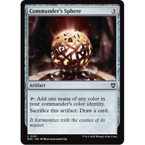 Commander's Sphere- DRC