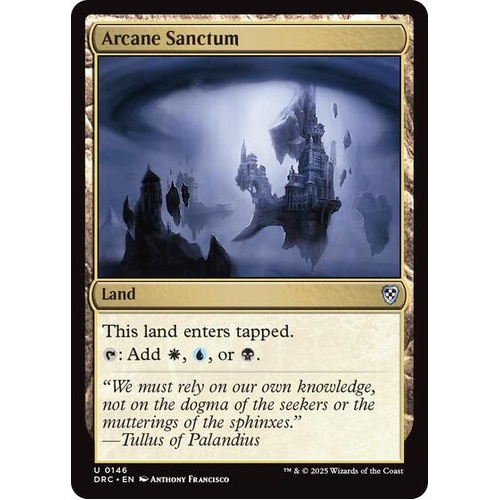 Arcane Sanctum- DRC