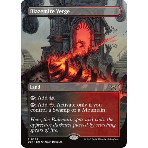 Blazemire Verge (Borderless) FOIL - DSK