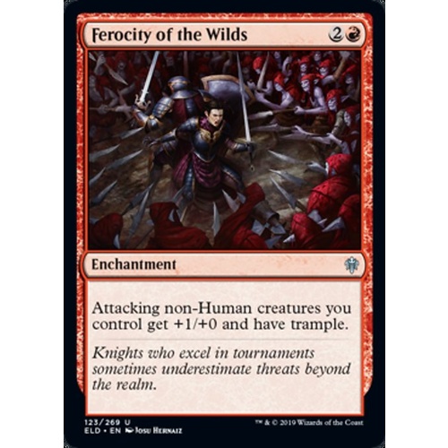 Ferocity of the Wilds FOIL - ELD